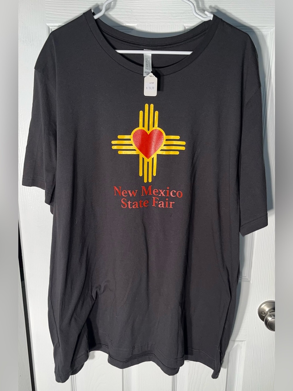 Women’s New Mexico State Fair Tee T-SHIRT Size 3XL Zia Symbol Heart